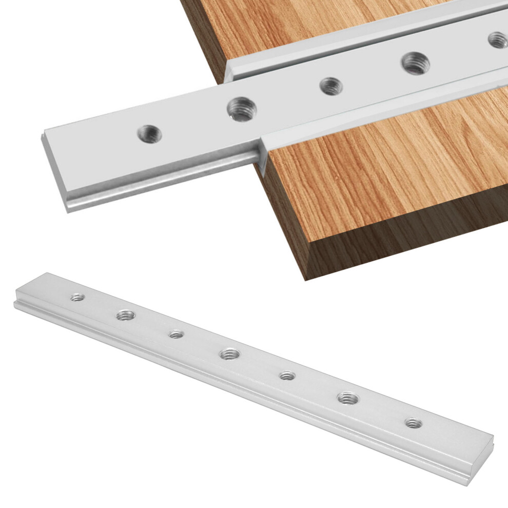 200Mm Aluminum T Slot Miter Track Jig For Woodworking Silver 4961352151924