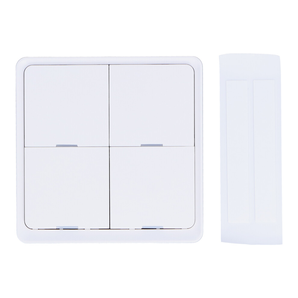 4Gang Wireless Scene Switch Zigbee Wifi 2.4Ghz App Voice Control 685922906380