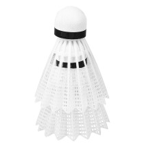 6 Stück Weiße PVC Badminton-Shuttles Outdoor-Sportbälle 8,5 cm