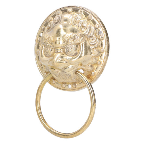 Antique Brass Door Ring Knocker Pull for Gate Yard Door 2