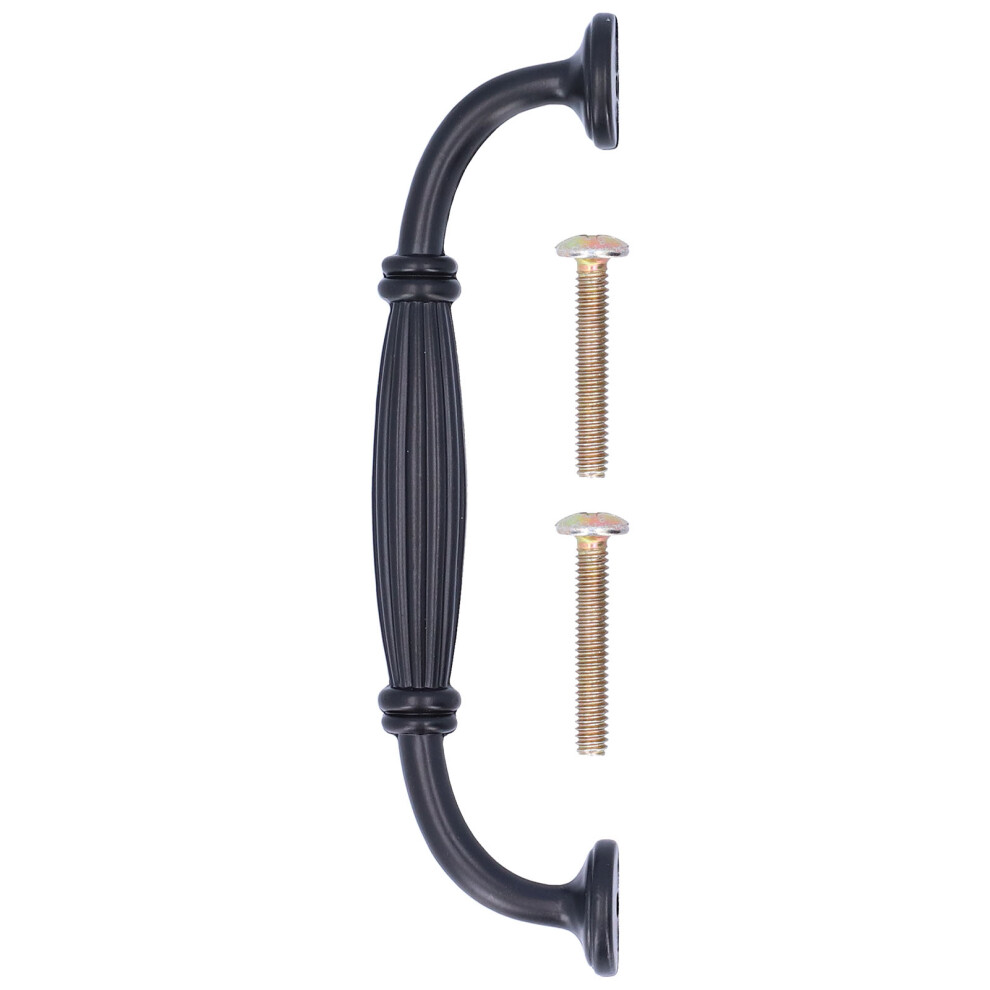 Zinc Alloy Cabinet Handle Black Wardrobe Pull Knob 685922907561