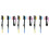 9 Pcs Foldable Eyebrow Comb Double Head Eyelash Curler Portable Set 4