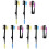 9 Pcs Foldable Eyebrow Comb Double Head Eyelash Curler Portable Set 2