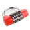 3Pcs 5 Digit Keyless Password Lock For Luggage Door Cabinet Red 1