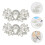 8 Pcs Wedding Bridal Shoe Clips Unique Charms Accessories 11