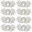 8 Pcs Wedding Bridal Shoe Clips Unique Charms Accessories 5