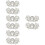 8 Pcs Wedding Bridal Shoe Clips Unique Charms Accessories 7