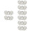 8 Pcs Wedding Bridal Shoe Clips Unique Charms Accessories 6