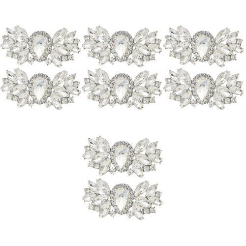 8 Pcs Wedding Bridal Shoe Clips Unique Charms Accessories 2