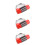 3Pcs 5 Digit Keyless Password Lock For Luggage Door Cabinet Red 8