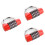 3Pcs 5 Digit Keyless Password Lock For Luggage Door Cabinet Red 6