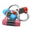 3Pcs 5 Digit Keyless Password Lock For Luggage Door Cabinet Red 10