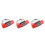 3Pcs 5 Digit Keyless Password Lock For Luggage Door Cabinet Red 4