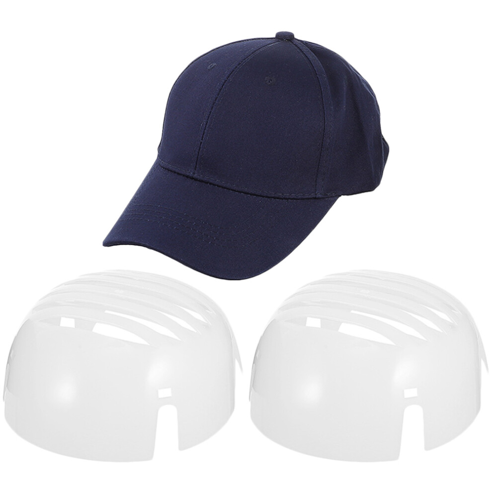 2 Sets Baseball Cap With Bump Cap Insert For Protection 033759354339