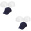 2 Sets Baseball Cap With Bump Cap Insert For Protection 8