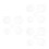 15 Pcs Acrylic Hexagon Quilting Templates For Diy Patchwork And Sewing 10