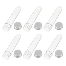 40 Pcs Plastic Test Tubes With Screw Caps 40ml