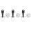3 Sets Bike Trailer Coupler Hitch Replacement Connector 6
