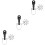 3 Sets Bike Trailer Coupler Hitch Replacement Connector 7