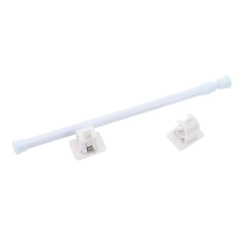 2 Sets Door Curtain Support Rod Shower Clothes Telescopic Rod 2