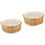 2Pcs Wicker Bread Basket Portable Fruit Snack Basket 4