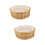 2Pcs Wicker Bread Basket Portable Fruit Snack Basket 7