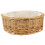 2Pcs Wicker Bread Basket Portable Fruit Snack Basket 10