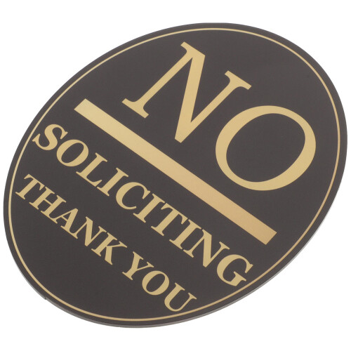 3Pcs No Soliciting Sign For Window And Front Door 2