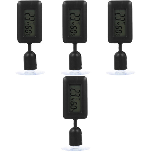 4Pcs Reptile Terrarium Thermometer With Suction Cup For Temperature 2