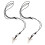 Modieuze Witte Haaientand Kettingen Resin Decoratieve Charm 1