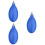 3Pcs Blue Rubber Air Blower for Camera Lens and Pc Dust Cleaning 9