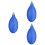 3Pcs Blue Rubber Air Blower for Camera Lens and Pc Dust Cleaning 8