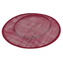 3Pcs Women Sinamay Cocktail Hat Base Millinery Diy Yarn Bottom