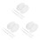 6Sets Klappbares Make-Up Set Transparent Palette Und Spatel Aus Acryl 9