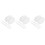 6Sets Klappbares Make-Up Set Transparent Palette Und Spatel Aus Acryl 5