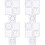 4 Sets Math Functions Drawing Stencil Plastic Ruler For Drafting 7