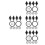 16 Pcs Bumper Bolts Set Replacement For Car Shield 4