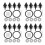 16 Pcs Bumper Bolts Set Replacement For Car Shield 6