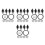 16 Pcs Bumper Bolts Set Replacement For Car Shield 7