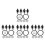 16 Pcs Bumper Bolts Set Replacement For Car Shield 8