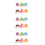 18 Pcs Artificial Round Rose Cake Model Set For Dessert Display And Play 5