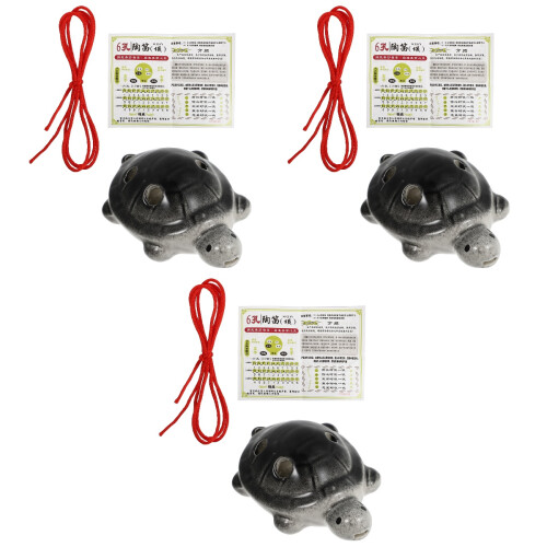 3 Sets Turtle Shape Ocarina Flute For Beginners 2