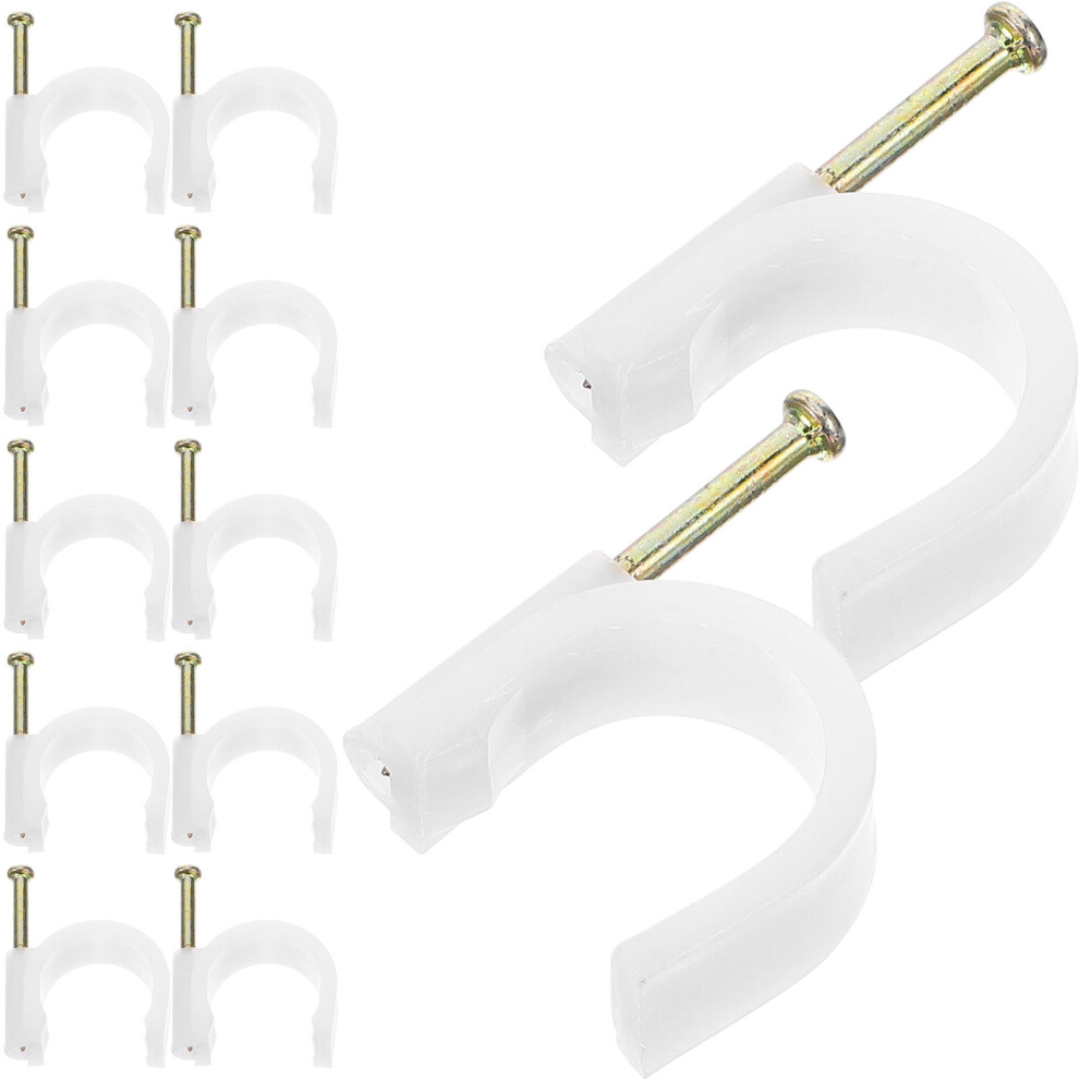 200 Pcs Wire Staple Ethernet Cable Clip Holder For Coaxial Cable 034170823121