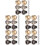 30 Pcs Purse Push Locks Metal Clasp For Bag Cases 8