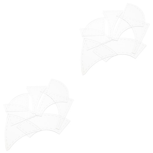 14 Pcs Acrylic Quilting Template Sewing Crafts Tool 2