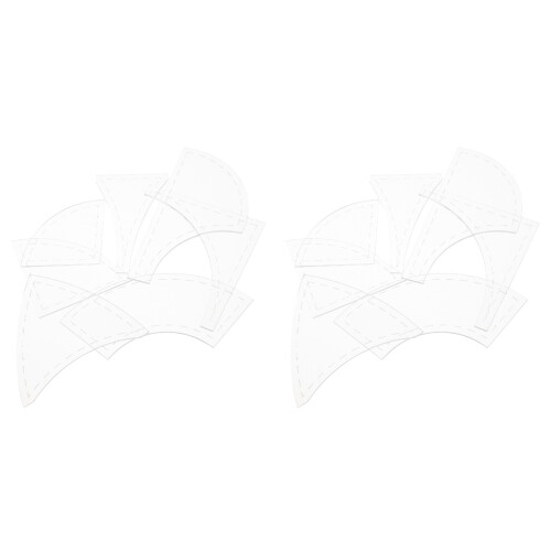 14 Pcs Acrylic Quilting Template Sewing Crafts Tool 1