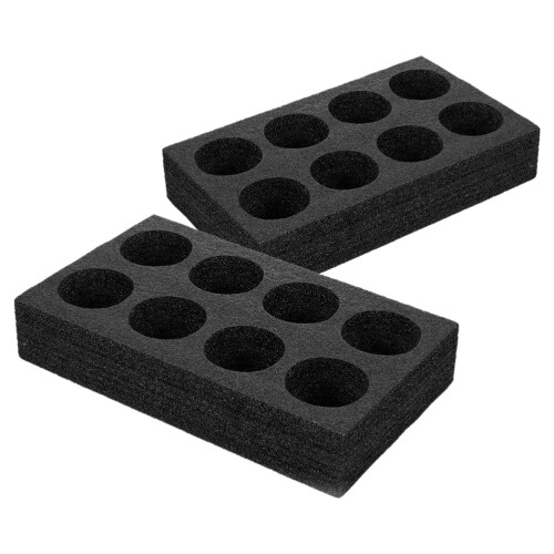 4 Pcs 8 Hole Foam Coffee Cup Holder For Hot Or Cold Drinks 2