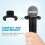 12 Sets Microphone Accessories With Wall Holders And Hexagonal Rings 11