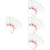 64St Hot Roller Securing Clips Multi Kleuren Voor Haar 8