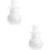 2Pcs Diy Polystyrene Snowman Craft Decoration For Christmas 8